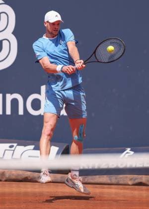 Yannick Hanfmann (GER), Herren Einzel, Gentlemen s Singles Tennis - Generali Open Kitzbuehel 2025 - ATP, Tennis Herren 250 - Kitzbuehler Tennis Club - Kitzbuehel - Tirol - Oesterreich - 23 July 2025. Copyright: xJuergenxHasenkopfx