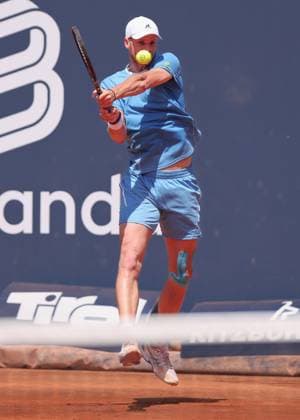 Yannick Hanfmann (GER), Herren Einzel, Gentlemen s Singles Tennis - Generali Open Kitzbuehel 2025 - ATP, Tennis Herren 250 - Kitzbuehler Tennis Club - Kitzbuehel - Tirol - Oesterreich - 23 July 2025. Copyright: xJuergenxHasenkopfx