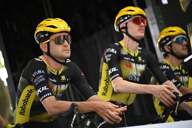 TOUR DE FRANCE 2025 JASPER JACOBS BELGA MAXPPP - Belgian Tiesj Benoot of Team Visma-Lease a Bike pictured before stage 17 of the 2025 Tour de France cycling race, from Bollene to Valence (161km), on Wednesday 23 July 2025 in France. The 112th edition of the Tour de France starts on Saturday 5 July in Lille, France, and will finish in Paris, France on the 27th of July. BELGA PHOTO JASPER JACOBS- French cycling race Tour de France 2024 takes place in july 2025 BOLLENE France  Copyright: xBELGA MAXPPPxJASPERxJACOBSx 129850719 129850719