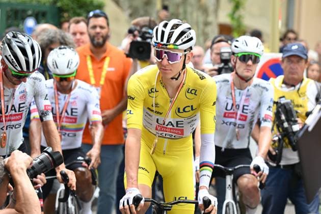 23-07-2025 Tour De France; Tappa 17 Bollene - Valence; 2025, Uae Team Emirates - Xrg; Pogacar, Tadej; Bollene; 