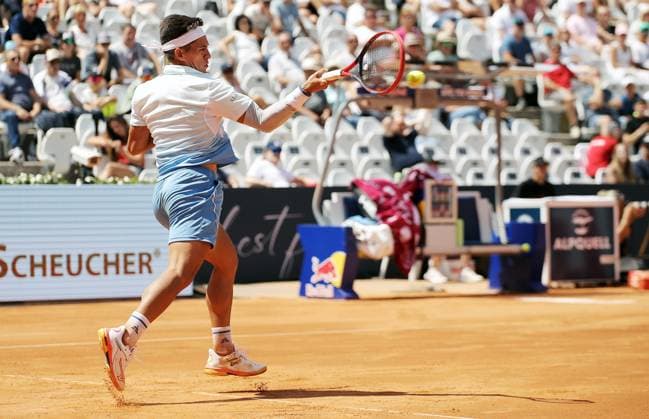 TENNIS - ATP, Tennis Herren Generali Open 2025 KITZBUEHEL,AUSTRIA,23.JUL.25 - TENNIS - ATP World Tour, Generali Open. Image shows Sebastian Baez (ARG).  GEPAxpictures xMatthiasxHauer