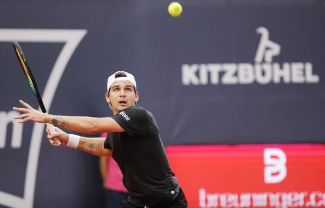 TENNIS - ATP, Tennis Herren Generali Open 2025 KITZBUEHEL,AUSTRIA,23.JUL.25 - TENNIS - ATP World Tour, Generali Open. Image shows Thiago Seyboth Wild (BRA).  GEPAxpictures xMatthiasxHauer