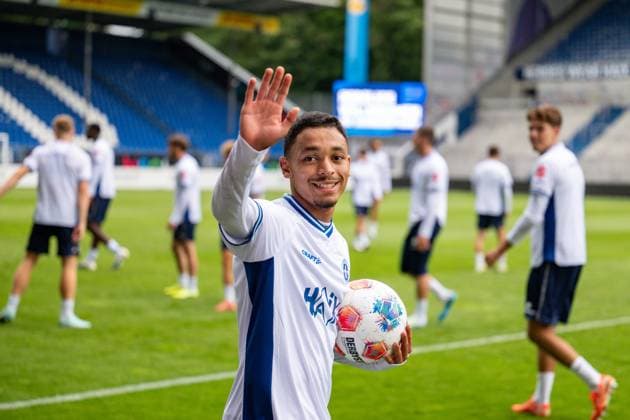 Othmane El Idrissi (SV Darmstadt 98, 47) beim Training, SV Darmstadt 98, Fussball, Saisoneröffnung mit Öffentlichen Training, 23.07.2025 SV Darmstadt 98, Fussball, Saisoneröffnung mit Öffentlichen Training, 23.07.2025 Darmstadt