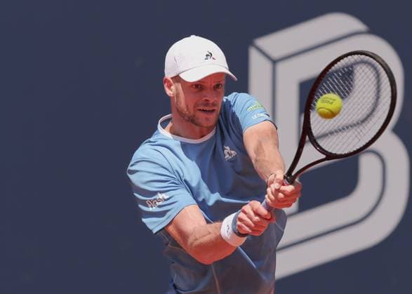 Yannick Hanfmann (GER), Herren Einzel, Gentlemen s Singles Tennis - Generali Open Kitzbuehel 2025 - ATP, Tennis Herren 250 - Kitzbuehler Tennis Club - Kitzbuehel - Tirol - Oesterreich - 23 July 2025. Copyright: xJuergenxHasenkopfx