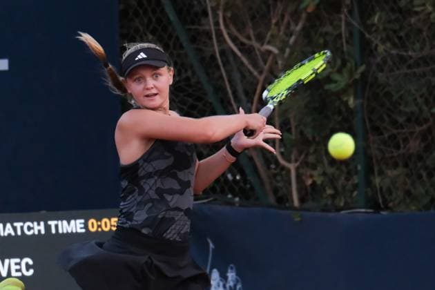 Ines Ibbou and Naima Karamoko in action against Rutuja Bhosale and Peangtarn Plipuech during the 36th Palermo Ladies Open at Country Time Club during 36Â° Palermo Ladies Open, International Tennis match in Palermo, Italy, July 23 2025  Copyright: xFedericoxSerra IPAxSportx xipa-agency.netx xx IPA_60826690 IPA_Agency_IPA60826690