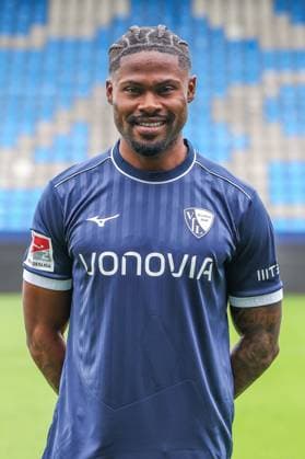 23.07.2025, Fussball, 2. Bundesliga, Saison 2025 2026, VfL Bochum, Moritz-Broni Kwarteng (VfL Bochum) Bochum NRW NRW Deutschland xRHR-FOTO TRx Copyright: TimxRehbein RHR-FOTOx RHR-FOTO TR