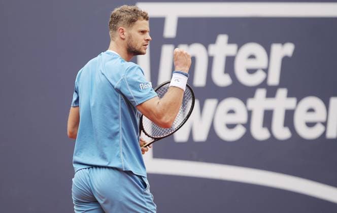 TENNIS - ATP, Tennis Herren Generali Open 2025 KITZBUEHEL,AUSTRIA,24.JUL.25 - TENNIS - ATP World Tour, Generali Open. Image shows Yannick Hanfmann (GER).  GEPAxpictures xMatthiasxHauer