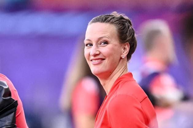 Almuth Schult Looks on during the UEFA Women s EURO 2025 Semi-Final match between Germany and Spain at Stadion Letzigrund on July 23, 2025 in Zurich, Switzerland. (Photo by Harry Langer DeFodi Images)