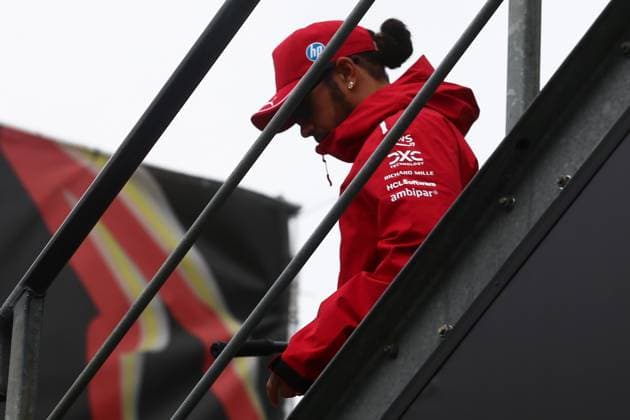 24.07.2025, xsvx, Motorsport FIA Formel 1, Großer Preis von Belgien v.l. Lewis Hamilton (Ferrari) Startnummer 44 (FIA REGULATIONS PROHIBIT ANY USE OF PHOTOGRAPHS as IMAGE SEQUENCES and or QUASI-VIDEO) Spa