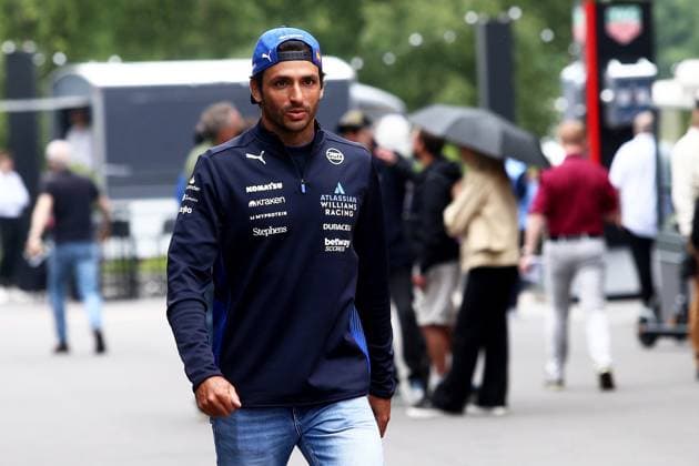 24.07.2025, xsvx, Motorsport FIA Formel 1, Großer Preis von Belgien v.l. Carlos Sainz (Williams Racing) Startnummer 55 (FIA REGULATIONS PROHIBIT ANY USE OF PHOTOGRAPHS as IMAGE SEQUENCES and or QUASI-VIDEO) Spa