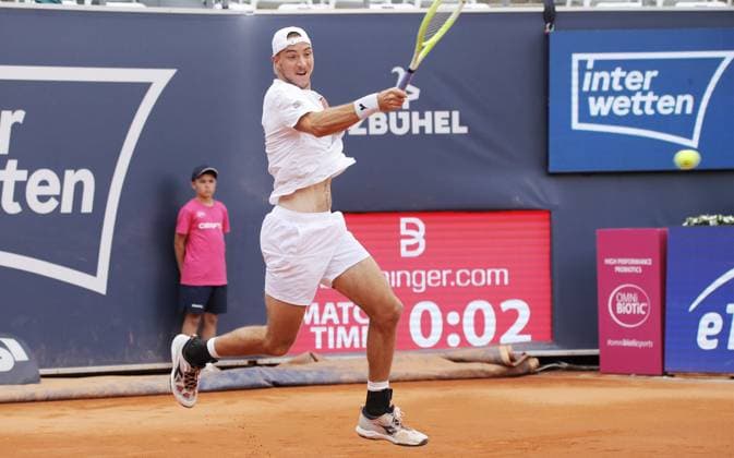 TENNIS - ATP, Tennis Herren Generali Open 2025 KITZBUEHEL,AUSTRIA,24.JUL.25 - TENNIS - ATP World Tour, Generali Open. Image shows Jan-Lennard Struff (GER).  GEPAxpictures xMatthiasxHauer