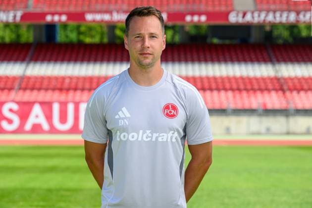 23.07.2025 - 1. FC Nürnberg FCN ( Club ) - 2. Fussball Bundesliga BL - Saison 2025 2026 - Fototermin Porträttermin Vorstellung Präsentation Pressetermin - - Einzelbild Einzelfoto Portrait Porträt Kopfbild - Dennis Neudahm (Torwarttrainer 1. FC Nürnberg FCN )