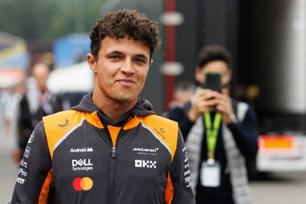Lando Norris (McLaren Formula 1 Team, 04), Grosser Preis von Belgien, Motorsport, Formel 1, Saison 2025, 24.07.2025 Grosser Preis von Belgien, Motorsport, Formel 1, Saison 2025, 24.07.2025 Copyright: xEibner-Pressefoto AlexanderxNeisx EP_ANS
