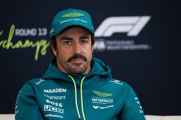Fernando Alonso (Aston Martin Aramco Formula One Team, 14), Grosser Preis von Belgien, Motorsport, Formel 1, Saison 2025, 24.07.2025 Grosser Preis von Belgien, Motorsport, Formel 1, Saison 2025, 24.07.2025 Copyright: xEibner-Pressefoto AlexanderxNeisx EP_ANS