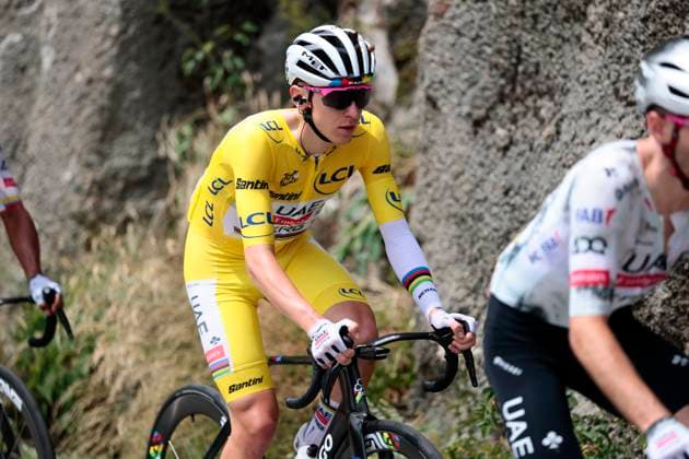 Tour de France 2025 Stage 18 COURCHEVEL COL DE LA LOZE, FRANCE - JULY 24 : Pogacar Tadej (SLO) of UAE Team Emirates during stage 18 of the 112th edition of Tour de France an UCI World Tour 2.UWT cycling road race stage for Men Elite of 171 km with start in Vif and finish in Courchevel Col de la Loze on July 24, 2025 in Courchevel Col de la Loze, France, 24 07 2025 ( Motordriver Kenny Verfaillie - Courchevel Col de la Loze France  Copyright: xLucaxBettinix