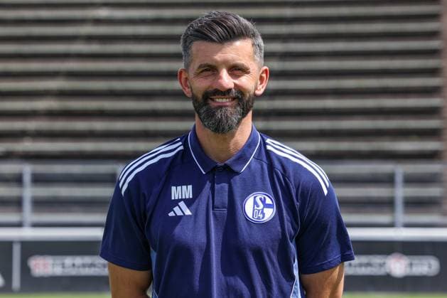 24.07.2025, Fussball, 2. Bundesliga, Saison 2025 2026, FC Schalke 04, Cheftrainer Miron Muslic (FC Schalke 04) Gelsenkirchen Parkstadion NRW Deutschland xRHR-FOTO TRx