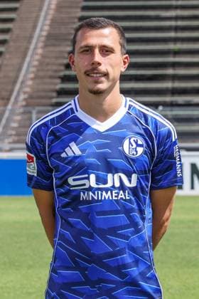 24.07.2025, Fussball, 2. Bundesliga, Saison 2025 2026, FC Schalke 04, Ron Schallenberg (FC Schalke 04) Gelsenkirchen Parkstadion NRW Deutschland xRHR-FOTO TRx