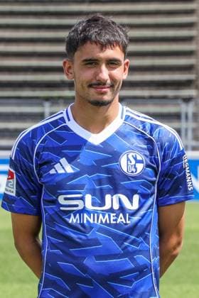 24.07.2025, Fussball, 2. Bundesliga, Saison 2025 2026, FC Schalke 04, Ilyes Hamache (FC Schalke 04) Gelsenkirchen Parkstadion NRW Deutschland xRHR-FOTO TRx