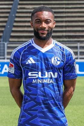 24.07.2025, Fussball, 2. Bundesliga, Saison 2025 2026, FC Schalke 04, Moussa Sylla (FC Schalke 04) Gelsenkirchen Parkstadion NRW Deutschland xRHR-FOTO TRx