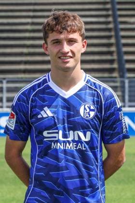 24.07.2025, Fussball, 2. Bundesliga, Saison 2025 2026, FC Schalke 04, Vitalie Becker (FC Schalke 04) Gelsenkirchen Parkstadion NRW Deutschland xRHR-FOTO TRx