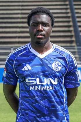 24.07.2025, Fussball, 2. Bundesliga, Saison 2025 2026, FC Schalke 04, Zaid Tchibara (FC Schalke 04 Gelsenkirchen Parkstadion NRW Deutschland xRHR-FOTO TRx