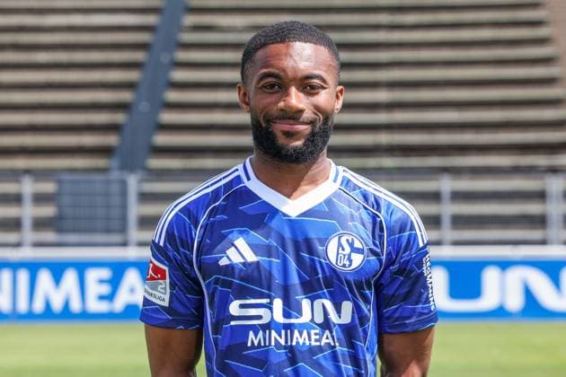 24.07.2025, Fussball, 2. Bundesliga, Saison 2025 2026, FC Schalke 04, Moussa Sylla (FC Schalke 04) Gelsenkirchen Parkstadion NRW Deutschland xRHR-FOTO TRx