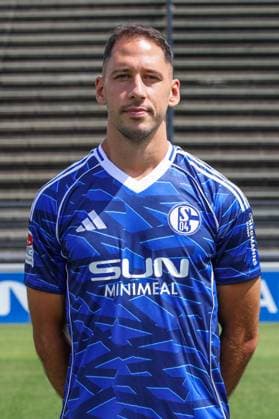 24.07.2025, Fussball, 2. Bundesliga, Saison 2025 2026, FC Schalke 04, Nikola Katic (FC Schalke 04) Gelsenkirchen Parkstadion NRW Deutschland xRHR-FOTO TRx