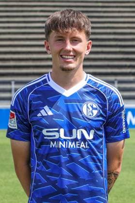 24.07.2025, Fussball, 2. Bundesliga, Saison 2025 2026, FC Schalke 04, Max Grüger (FC Schalke 04) Gelsenkirchen Parkstadion NRW Deutschland xRHR-FOTO TRx