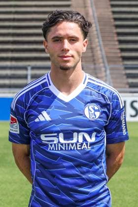 24.07.2025, Fussball, 2. Bundesliga, Saison 2025 2026, FC Schalke 04, Soufiane El-Faouzi (FC Schalke 04) Gelsenkirchen Parkstadion NRW Deutschland xRHR-FOTO TRx