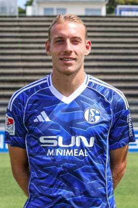 24.07.2025, Fussball, 2. Bundesliga, Saison 2025 2026, FC Schalke 04, Timo Becker (FC Schalke 04) Gelsenkirchen Parkstadion NRW Deutschland xRHR-FOTO TRx
