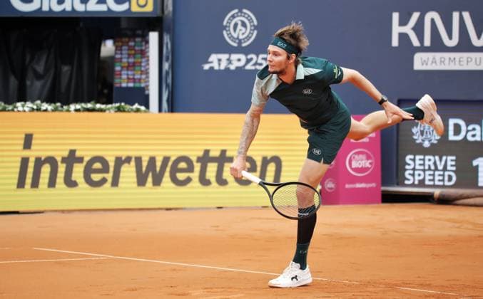 TENNIS - ATP, Tennis Herren Generali Open 2025 KITZBUEHEL,AUSTRIA,24.JUL.25 - TENNIS - ATP World Tour, Generali Open. Image shows Alexander Bublik (KAZ).  GEPAxpictures xMatthiasxHauer