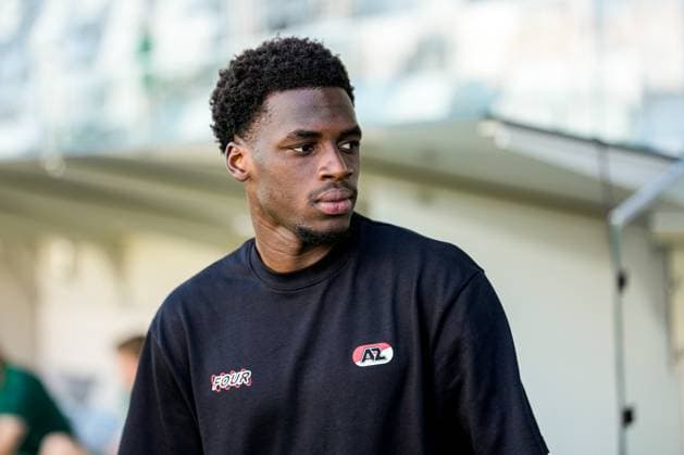 2025-07-24 Ilves Tampere v AZ Alkmaar - UEFA Conference League Second Qualifying Round TAMPERE, FINLAND - JULY 24: Ernest Poku of AZ Alkmaar looks on during the UEFA Conference League Second Qualifying Round match between Ilves Tampere and AZ Alkmaar at Tammela Stadion on July 24, 2025 in Tampere, Finland. Tampere Tammela Stadion Finland Content not available for redistribution in The Netherlands directly or indirectly through any third parties. Copyright: xEdxvanxdexPolx