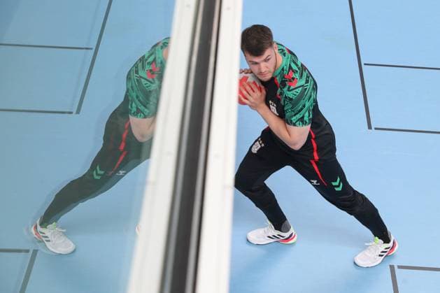 24.07.2025, xtgx, Handball, Daikin HBL, SC Magdeburg - Trainingsauftakt 2025 26 v.l. Elvar Örn Jonsson (Magdeburg) Magdeburg