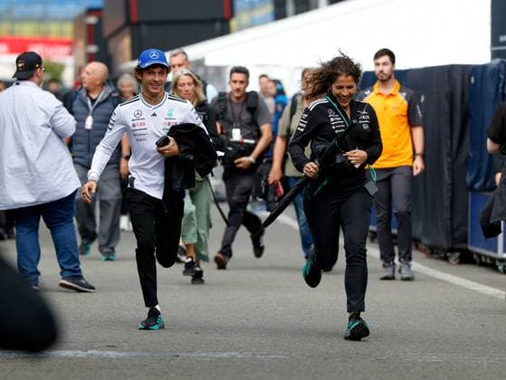 F1 - BELGIAN GRAND PRIX 2025 KIMI ANTONELLI Andrea (ita), Mercedes AMG F1 Team W16, portrait during the 2025 Formula 1 Belgian Grand Prix, 13th round of the 2025 FIA Formula One World Championship, WM, Weltmeisterschaft from July 25 to 27, 2025 on the Circuit de Spa-Francorchamps, in Stavelot, Belgium - StavelotBelgium  Copyright: xDPPIx