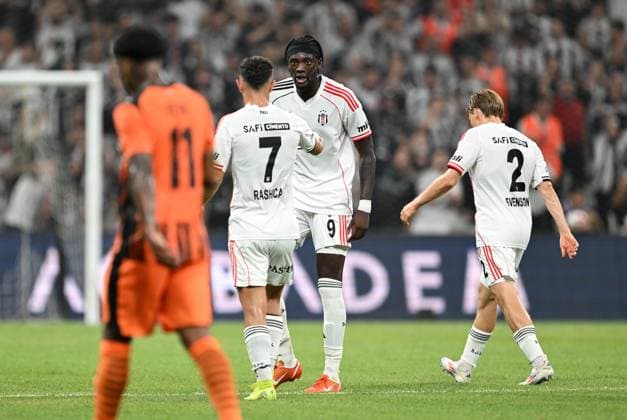 Besiktas v Shakhtar Donetsk - UEFA Europa League ISTANBUL, TURKIYE - JULY 24: Besiktas player Tammy Abraham (9) celebrates after scoring a goal during the UEFA Europa League second qualifying round first leg match against Shakhtar Donetsk at Tupras Stadium in Istanbul, Turkiye, on July 24, 2025. Ali Atmaca Anadolu Istanbul Turkey. Editorial use only. Please get in touch for any other usage.  Copyright: x2025xAnadoluxAlixAtmacax