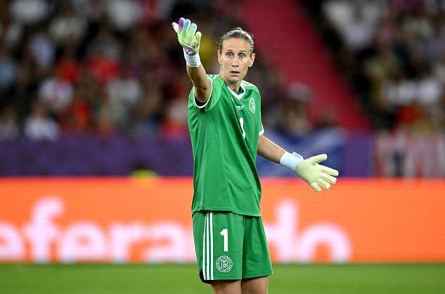 Fussball Frauen Euro 2025 Halbfinale 23.07.2025 Deutschland - Spanien Torhueterin Ann-Katrin Berger (Deutschland)
