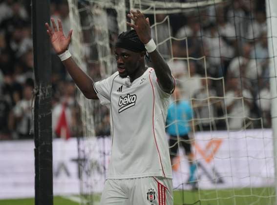 Tammy Abraham of Besiktas reacts during the UEFA Europa League 2025 26 Second Qualifying Round First Leg match between Besiktas and Shakhtar Donetsk at Tupras Stadium on July 24, 2025 in Istanbul, Turkey. Istanbul Tupras Stadium Turkey Copyright: xSeskimphotox Besiktas-Shakhtar240725 (16)