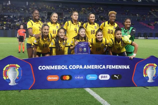 COPA AMERICA FEMENINA ECUADOR VS ARGENTINA 24 de julio del 2025 Encuentro entre Ecuador VS Argentina por Copa AmÃ rica Femenina en el estadio Banco Guayaquil. QUITO PICHINCHA ECUADOR Copyright: xHENRYxLAPOx