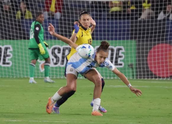 COPA AMERICA FEMENINA ECUADOR VS ARGENTINA 24 de julio del 2025 Encuentro entre Ecuador VS Argentina por Copa AmÃ rica Femenina en el estadio Banco Guayaquil. QUITO PICHINCHA ECUADOR Copyright: xHENRYxLAPOx