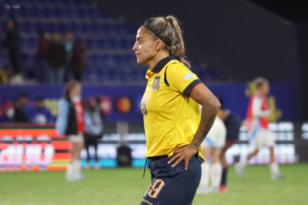 COPA AMERICA FEMENINA ECUADOR VS ARGENTINA 24 de julio del 2025 Encuentro entre Ecuador VS Argentina por Copa AmÃ rica Femenina en el estadio Banco Guayaquil. QUITO PICHINCHA ECUADOR Copyright: xHENRYxLAPOx