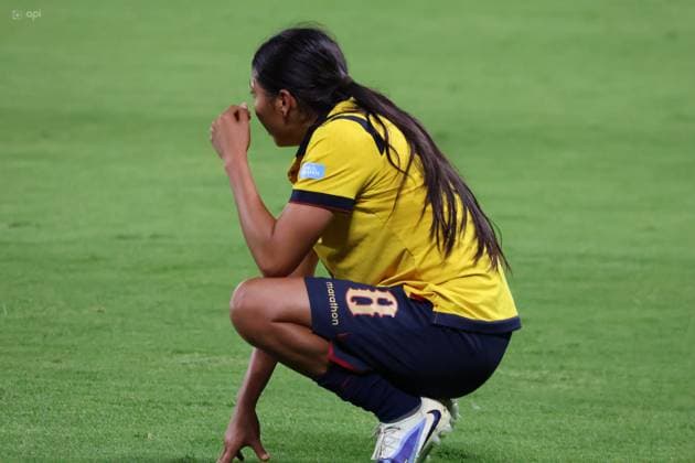 COPA AMERICA FEMENINA ECUADOR VS ARGENTINA 24 de julio del 2025 Encuentro entre Ecuador VS Argentina por Copa AmÃ rica Femenina en el estadio Banco Guayaquil. QUITO PICHINCHA ECUADOR Copyright: xHENRYxLAPOx