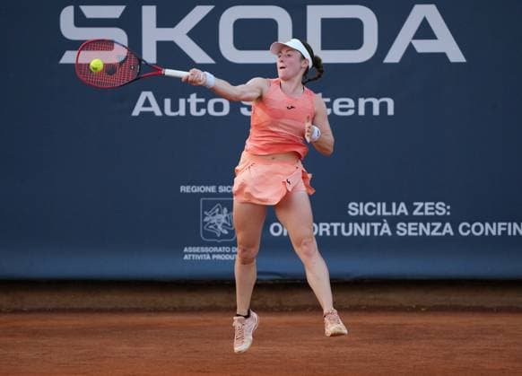 36th Palermo Ladies Open 2025 Tamara Zidansek (SLO) plays during the 36th Palermo Ladies Open WTA, Tennis Damen 125 in Palermo, Italy, on July 24, 2025. Palermo Italy  Copyright: xGabrielexMaricchiolox originalFilename:maricchiolo-36thpale250724_npZBd.jpg