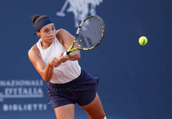 36th Palermo Ladies Open 2025 Silvia Ambrosio (ITA) plays during the 36th Palermo Ladies Open WTA, Tennis Damen 125 in Palermo, Italy, on July 24, 2025. Palermo Italy  Copyright: xGabrielexMaricchiolox originalFilename:maricchiolo-36thpale250724_npATv.jpg