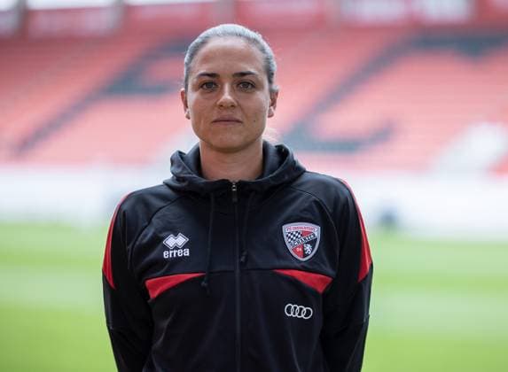 FC Ingolstadt 04; 3.Liga, Porträttermin 2025 2026, Cheftrainerin Sabrina Wittmann (FCI) 3. Liga - FC Ingolstadt 04 Saison 2025 2026