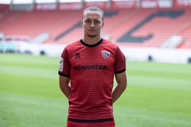 FC Ingolstadt 04; 3.Liga, Porträttermin 2025 2026, Mattis Hoppe (2, FCI) 3. Liga - FC Ingolstadt 04 Saison 2025 2026