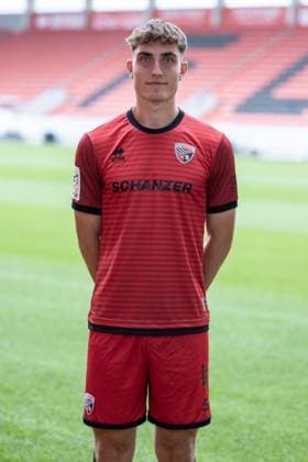 FC Ingolstadt 04; 3.Liga, Porträttermin 2025 2026, Elias Decker (4, FCI) 3. Liga - FC Ingolstadt 04 Saison 2025 2026