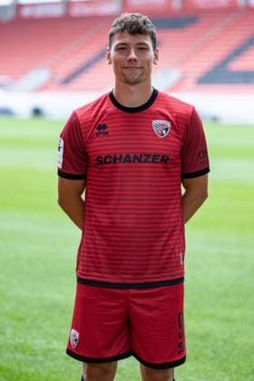 FC Ingolstadt 04; 3.Liga, Porträttermin 2025 2026, Mads Borchers (9, FCI) 3. Liga - FC Ingolstadt 04 Saison 2025 2026