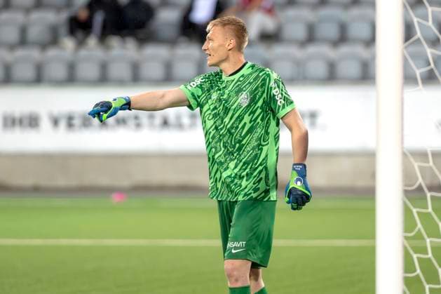 Torhüter Otto Hindrich, CFR, FC Lugano - CFR Cluj, Qualifikationsrunde UEFA Europa League, Fussball, 24.07.2025