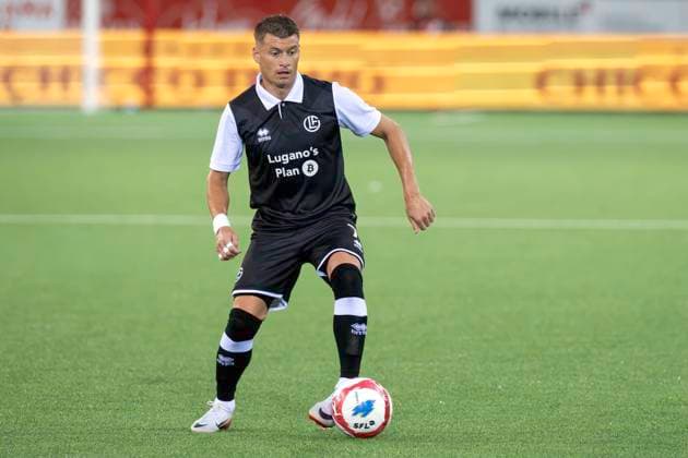 Ezgjan Alioski, FCL, FC Lugano - CFR Cluj, Qualifikationsrunde UEFA Europa League, Fussball, 24.07.2025