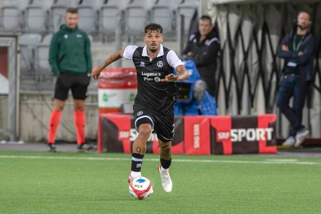 Uran Bislimi, FCL, FC Lugano - CFR Cluj, Qualifikationsrunde UEFA Europa League, Fussball, 24.07.2025